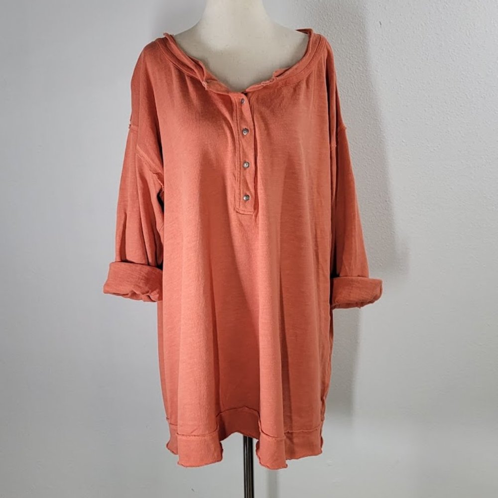FREE PEOPLE INTIMATELY organic cotton pullover Sz M NEW - Picture 4 of 10